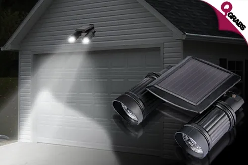 From QR149 Light-up the yard with a motion-activated solar-powered Twinhead LED Light! (Up to QR498 Value)